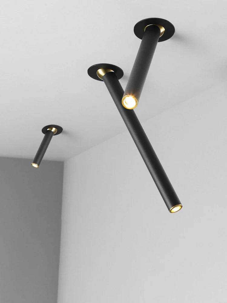 spot led rotatif cob en aluminium pour éclairage intérieur