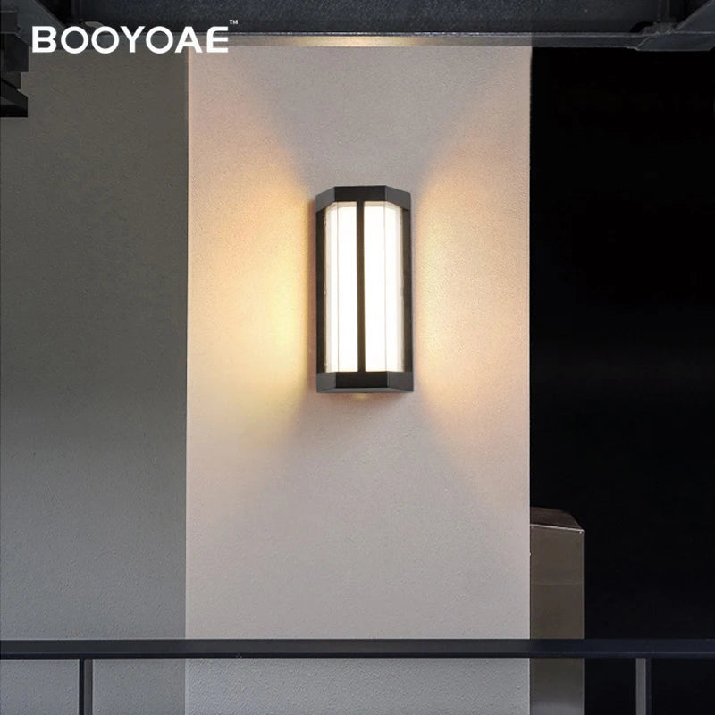 Applique murale extérieure LED entrée balcon numéro de maison jardin porche IP65 moderne 110V 220V terrasse étanche éclairage mural