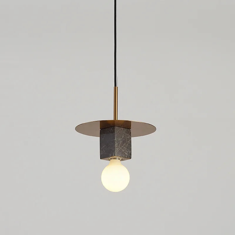 suspension en marbre lampe créative pour intérieur élégant