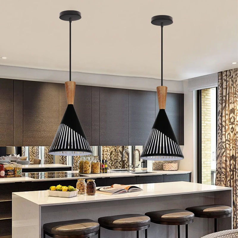 Suspension LED Vintage industrielle