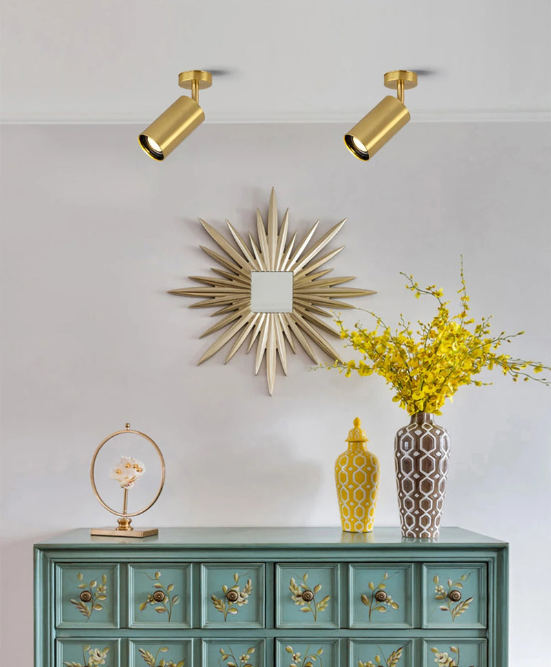 spot de plafond led rotatif à 360° remplaçable vintage