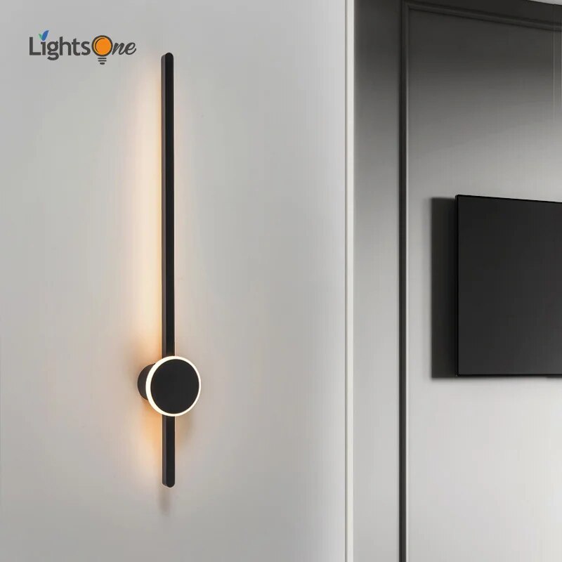 Applique murale moderne minimaliste à longue bande