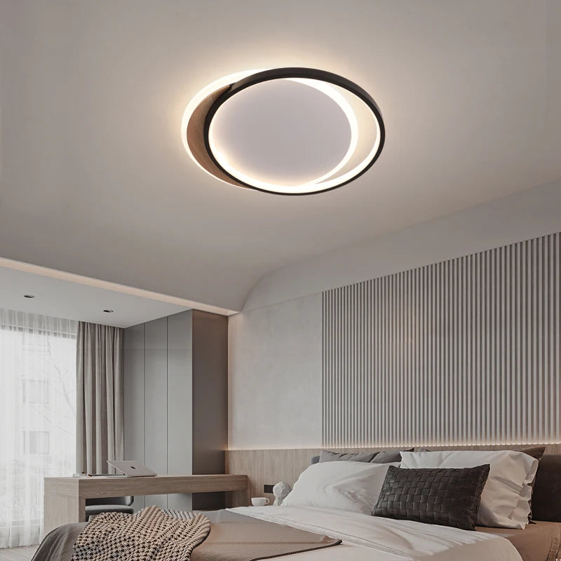 Lustres LED modernes lampes en bois véritable pour salon chambre décoration de la maison logement luminaires d'intérieur