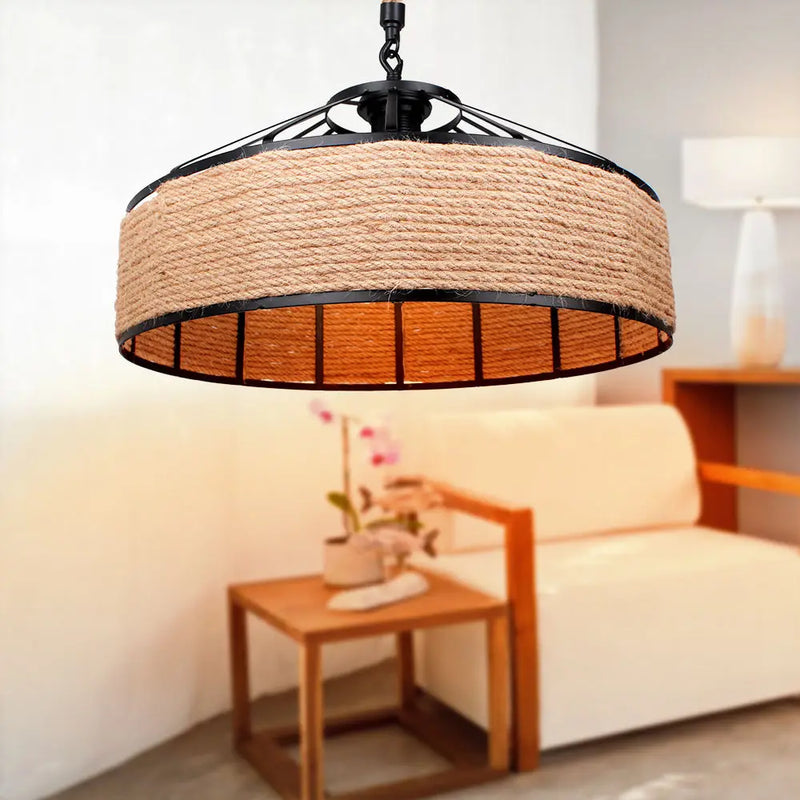 suspension rétro vintage de chanvre pour bar industriel