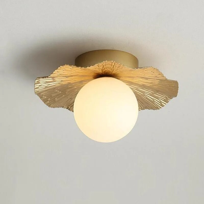 Plafonnier nordique moderne Lotus salon