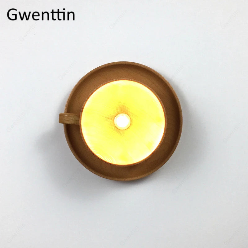 plafonnier nordique en bois design moderne luminaire décoratif d'intérieur