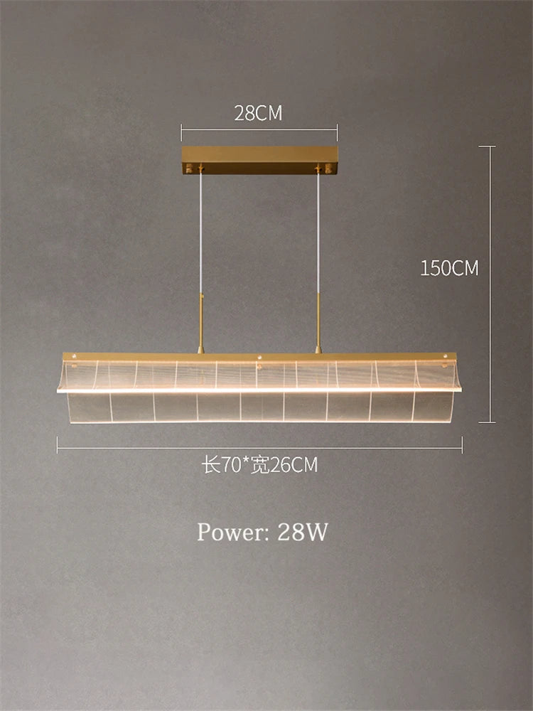 lustre moderne en cuivre suspension éclairage intérieur design
