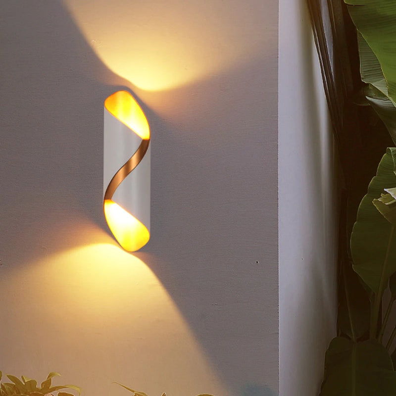applique murale led étanche en aluminium style nordique