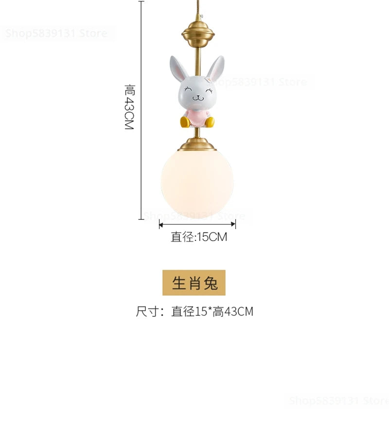 suspension led décorative dessin animé nordique pour noël