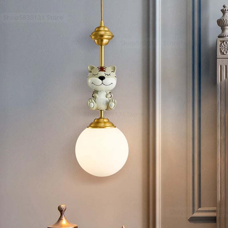 suspension led décorative dessin animé nordique pour noël