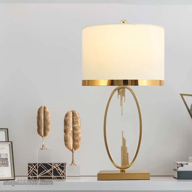 lampe table métal nordique salon chambre