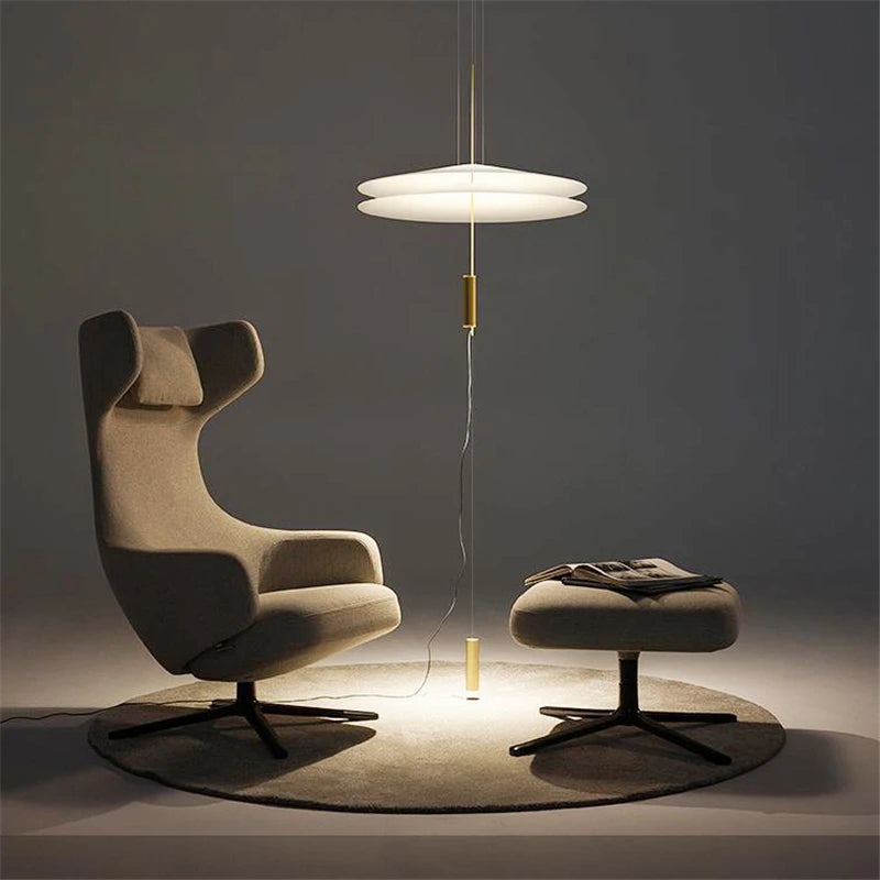 lustre moderne de flamant rose led pour décoration loft