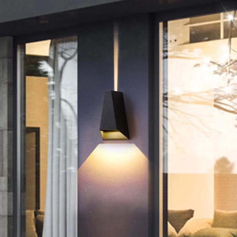 Appliques murales extérieures escalier balcon maison jardin porche allée porte d'entrée porte de garage porche terrasse Applique murale étanche