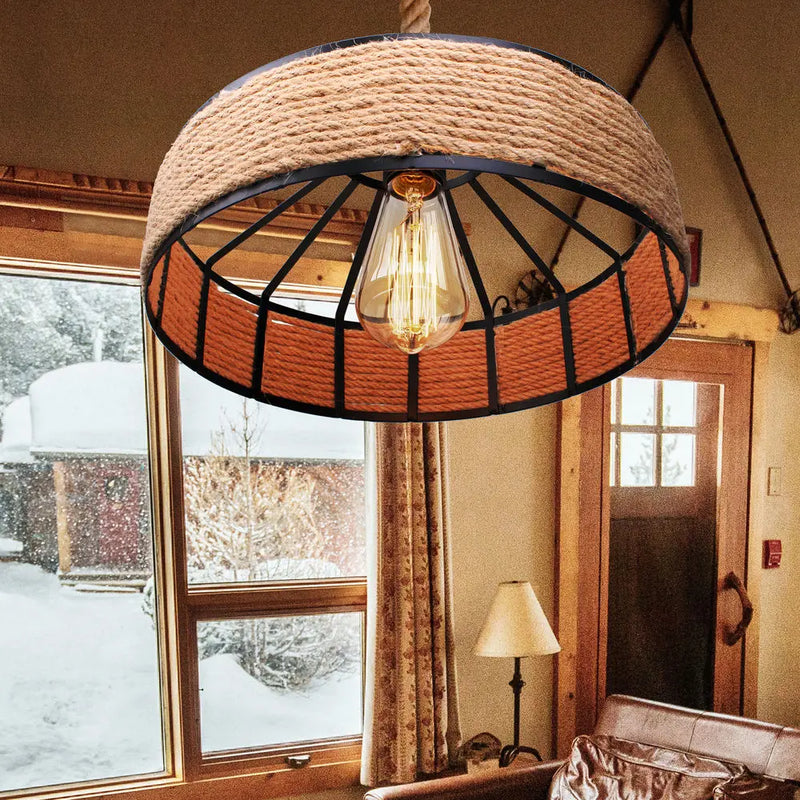 suspension rétro vintage de chanvre pour bar industriel