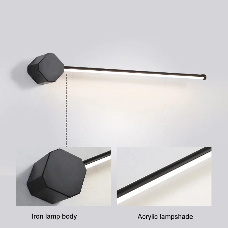 applique murale led design nordique moderne pour intérieur