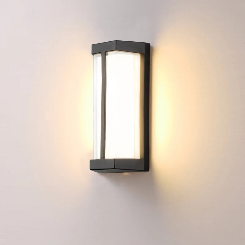 Applique murale extérieure LED entrée balcon numéro de maison jardin porche IP65 moderne 110V 220V terrasse étanche éclairage mural