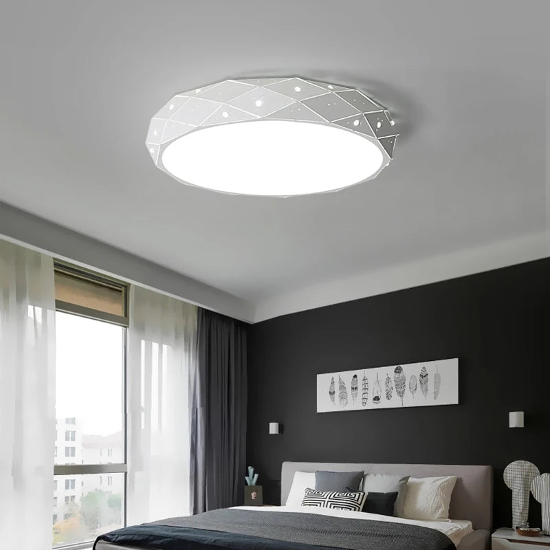 lustre en fer réglable avec télécommande pour intérieur