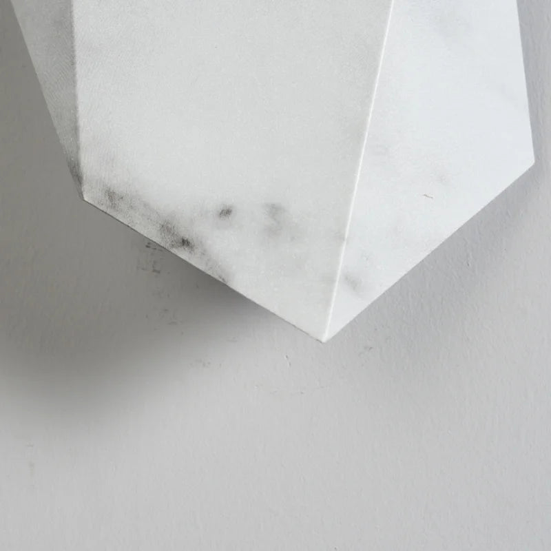 applique murale led nordique imitation pierre de bois pour hôtel