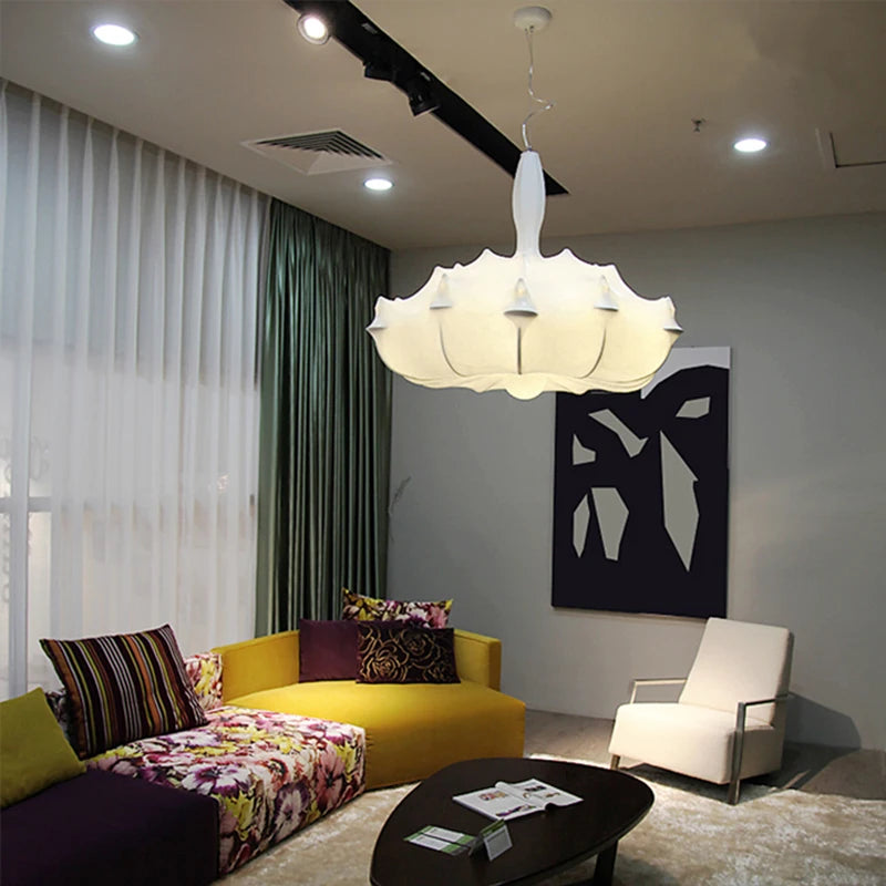 suspension nordiques en soie postmoderne pour décor maison loft
