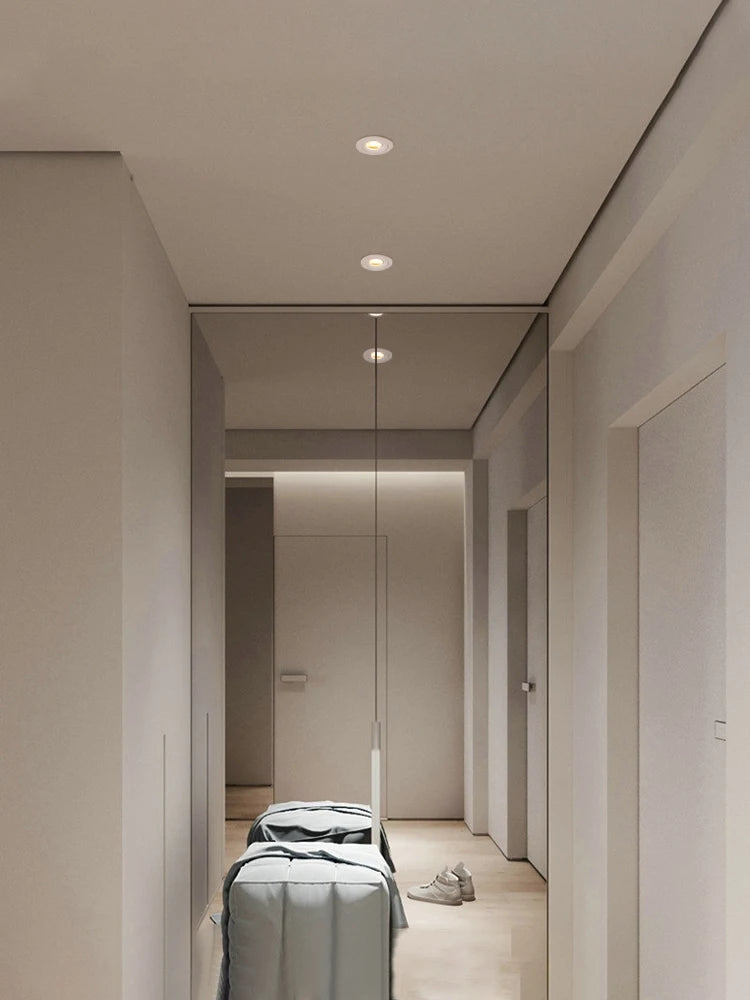 spot led encastré réglable en aluminium pour intérieur