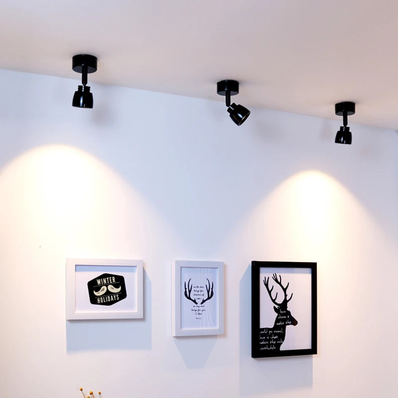 led downlight réglable spot lumière surface lampe intérieur led