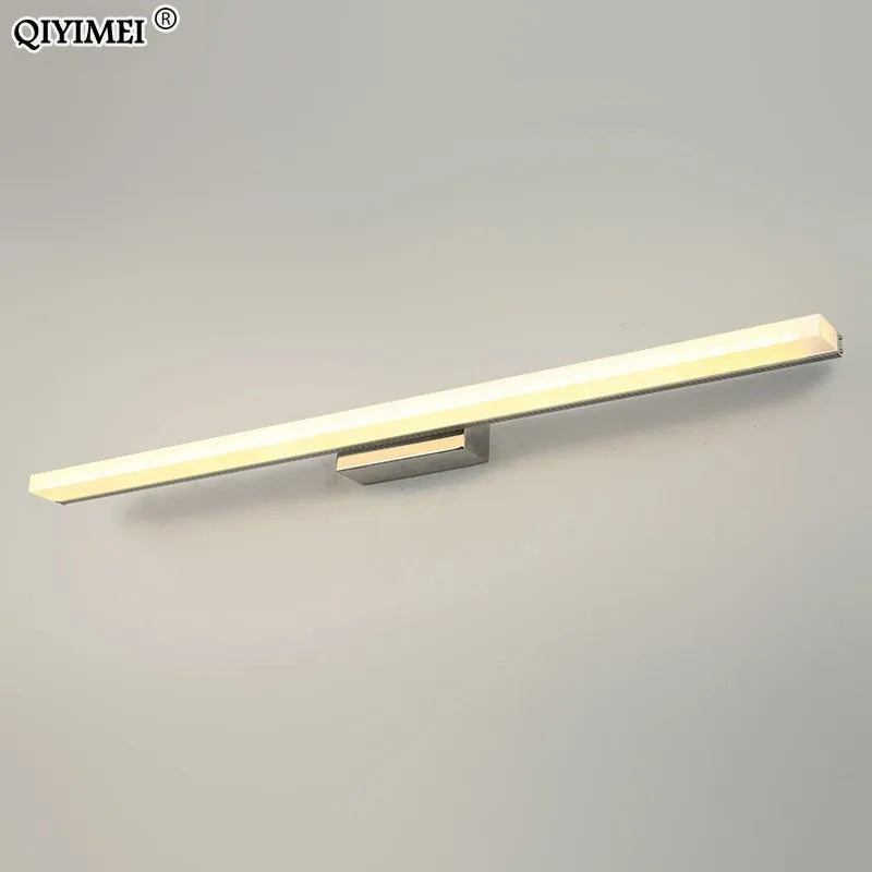 "applique murale led moderne en acier inoxydable"