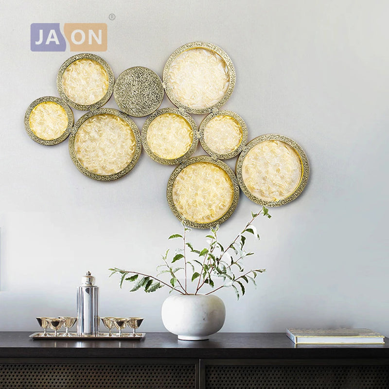 applique murale classique en verre cuivre pour intérieur élégant