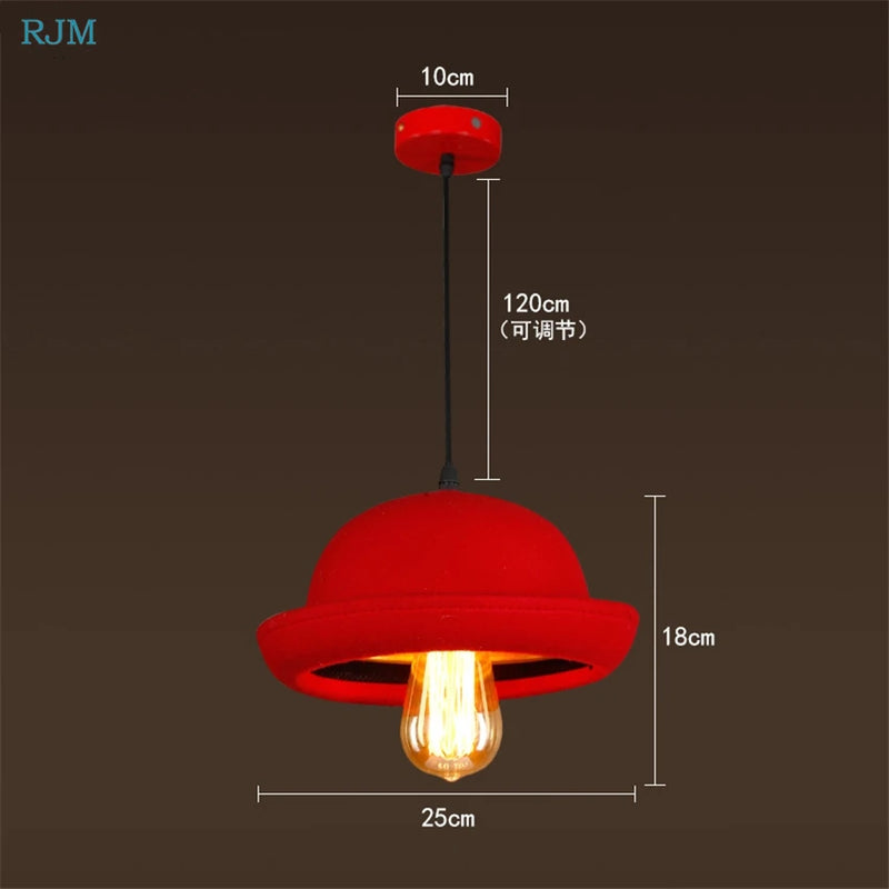 Suspension Chapeau Américain Tissu Créatif
