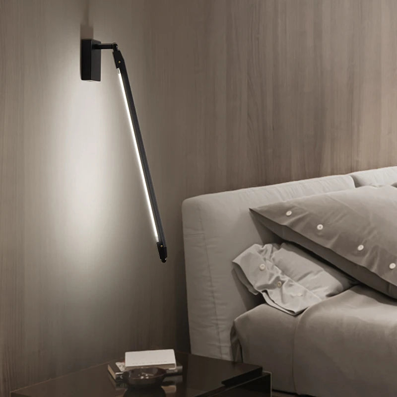 applique murale moderne t5 led rotation style loft industriel