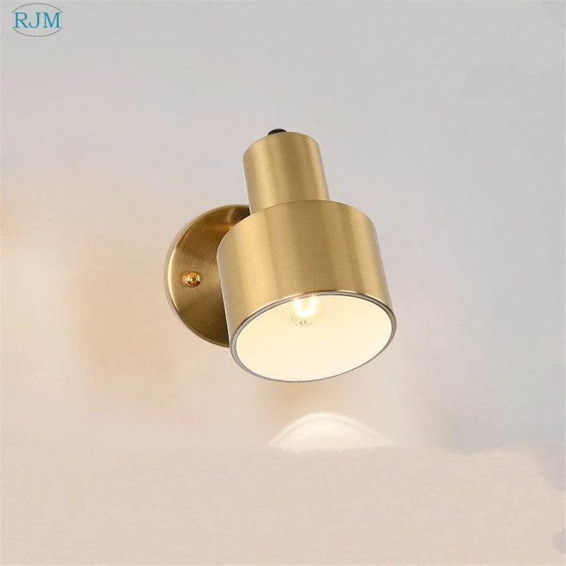 Applique murale led fer nordique moderne simple