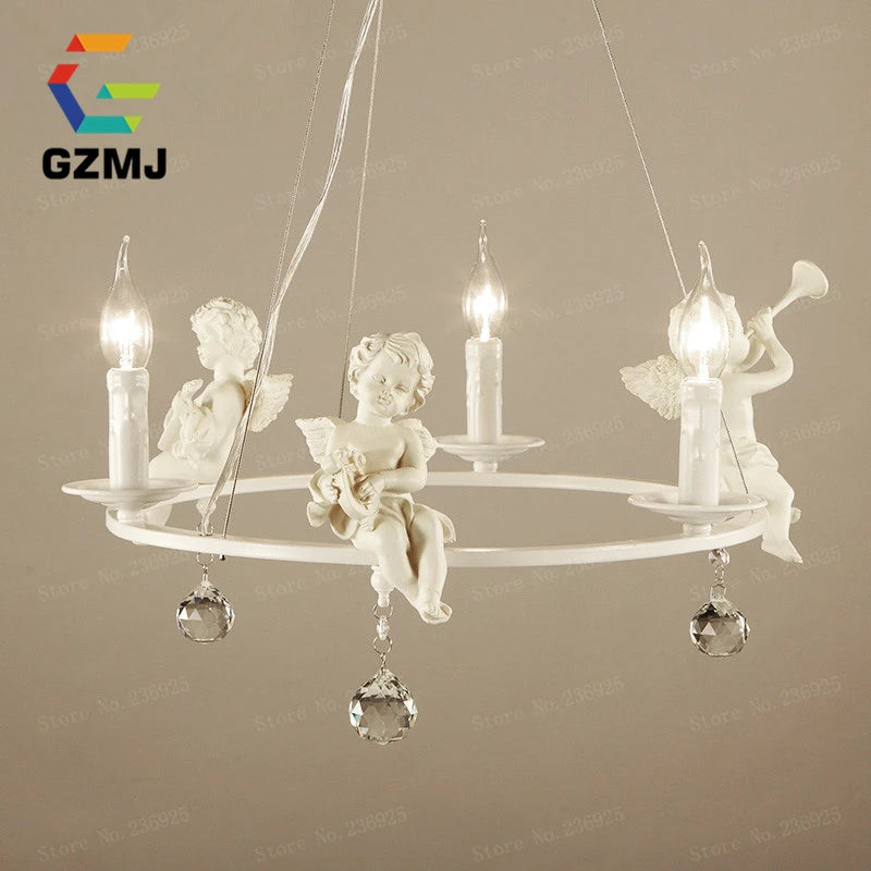 suspension rétro américaines résine bougie blanche décoration maison