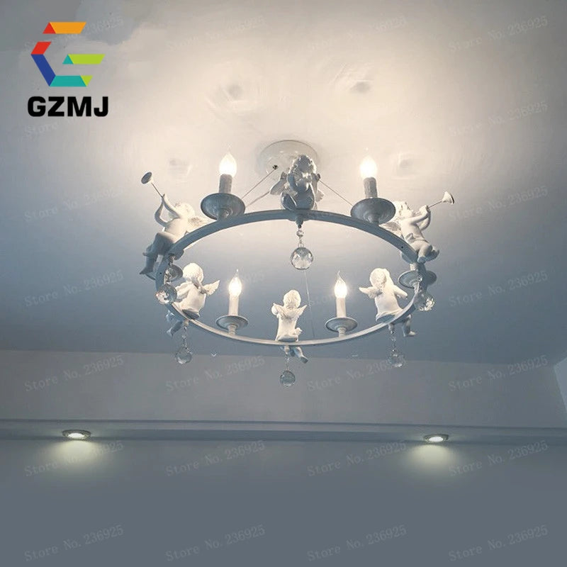 suspension rétro américaines résine bougie blanche décoration maison