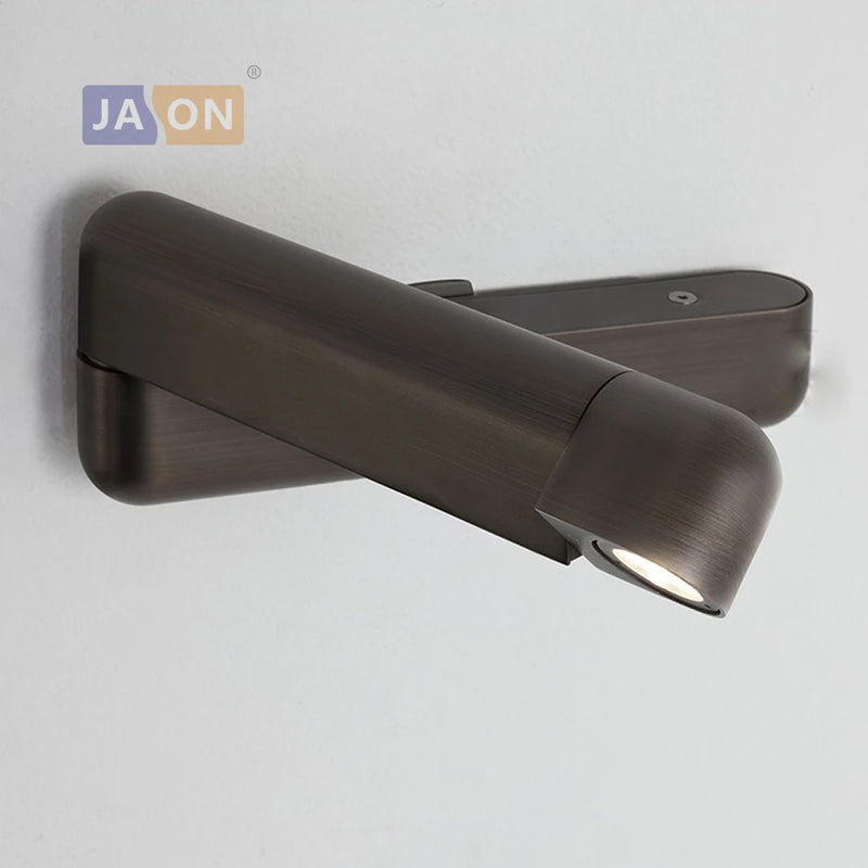 applique murale led nordique rotative sans fil avec interrupteur