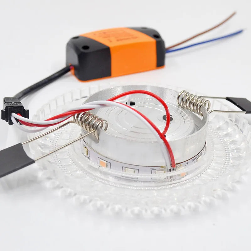 led downlight cob arc-en-ciel rgb plafonnier magique