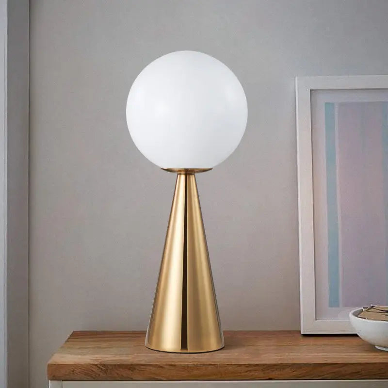 lampe de bureau nordique led globe pour décoration nocturne