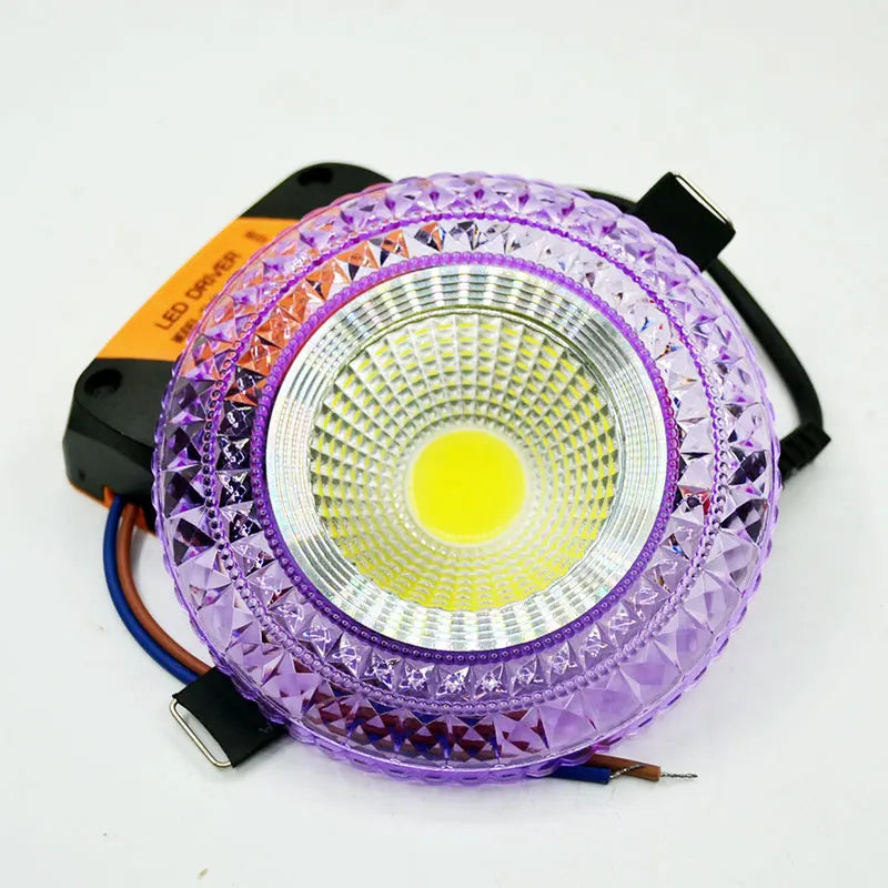 led downlight cob arc-en-ciel rgb plafonnier magique