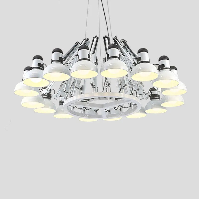 suspension en métal style araignée lumière led