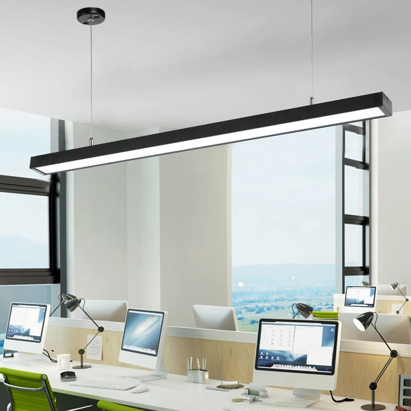 suspension LED design moderne idéale pour restaurant art bureau