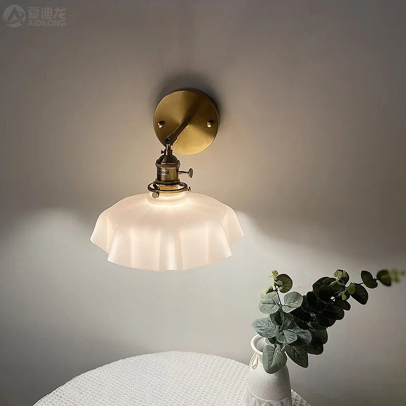 applique murale led nordique verre wandlamp 2021