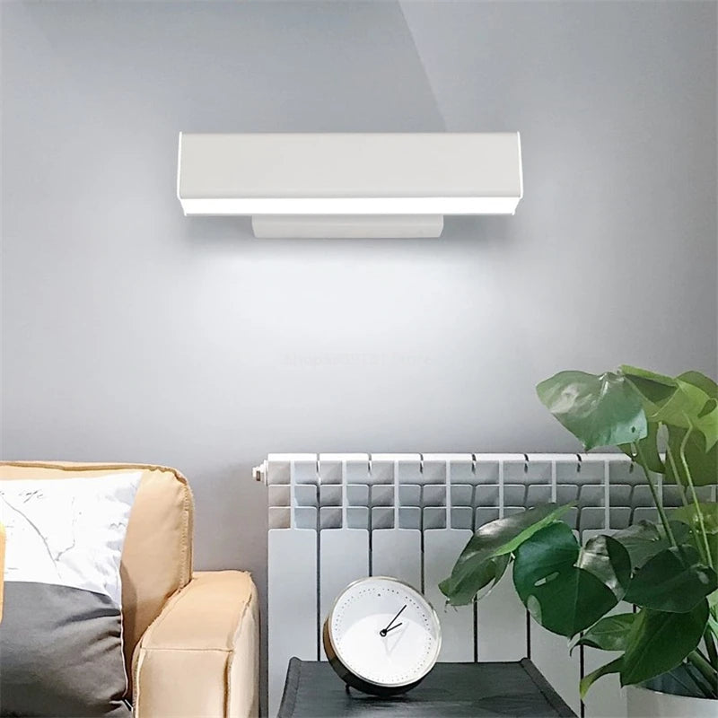 applique murale led moderne en bois décoration luminaires direction nordique