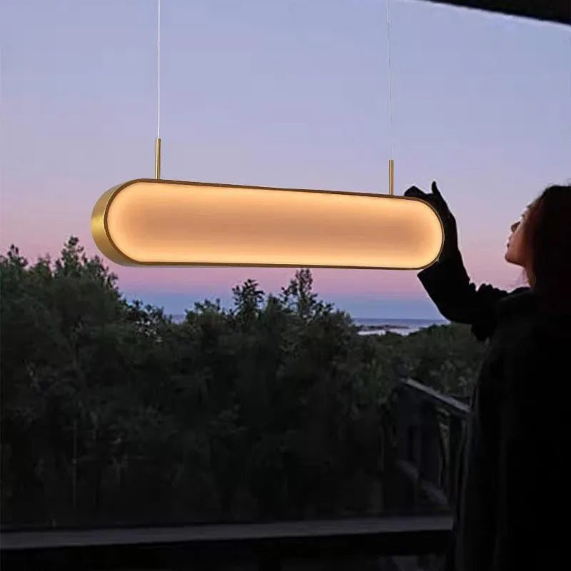 lustre design moderne minimaliste nordique pour restaurant