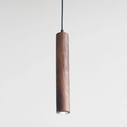 Suspension en bois modernes meubles de salle à manger lampe suspendue restaurant noyer hêtre éclairage intérieur LED décoration de salon