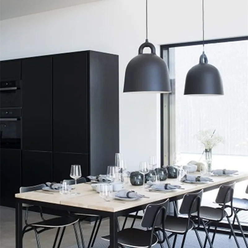 lustre de restaurant postmoderne design danois lampes suspendues romantiques