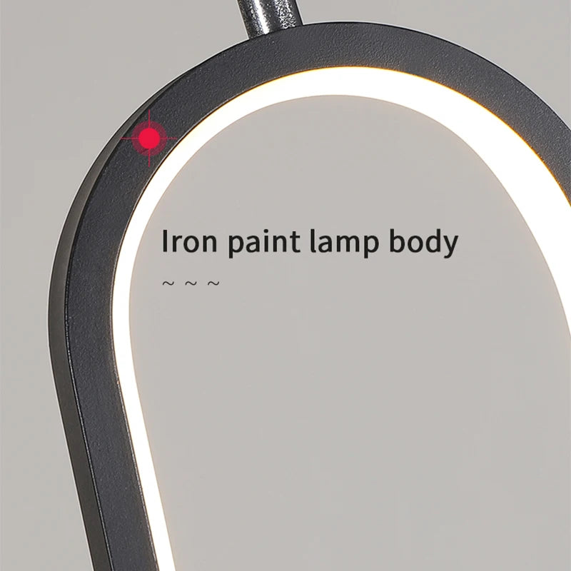 suspension moderne led anneau suspension lumière de chevet décoration maison art