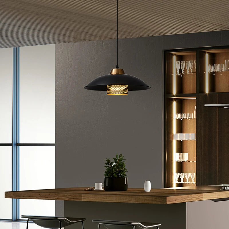 suspension en métal pour intérieur moderne et élégant