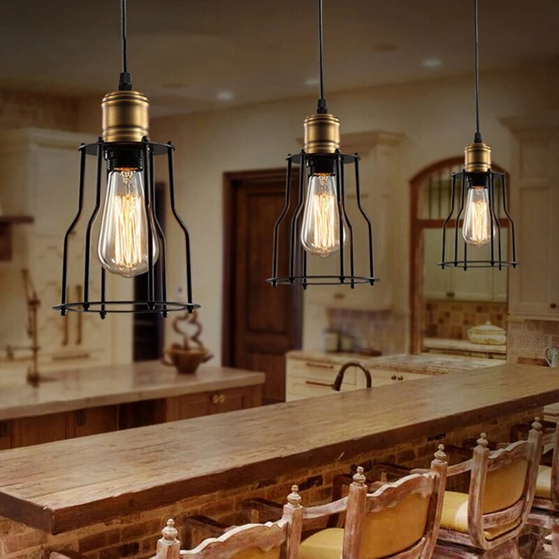 Suspension industrielle Vintage américaine pour Loft