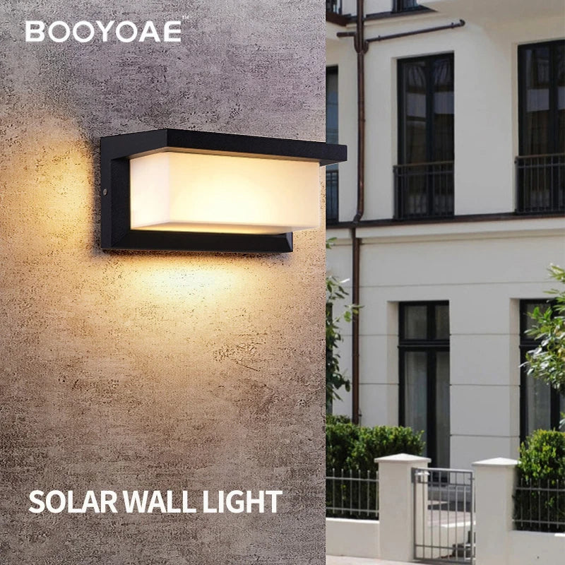 Applique solaire moderne couloir de jardin appliques extérieures terrasse corps humain Induction IP54 Induction étanche éclairage mural