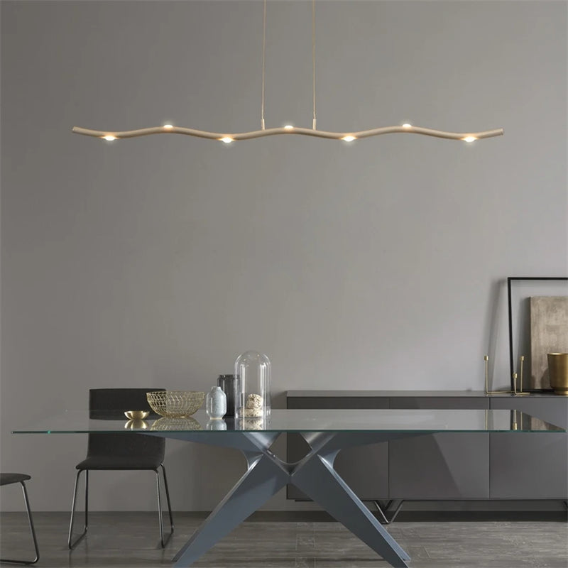 suspension led design post-moderne simple courbe