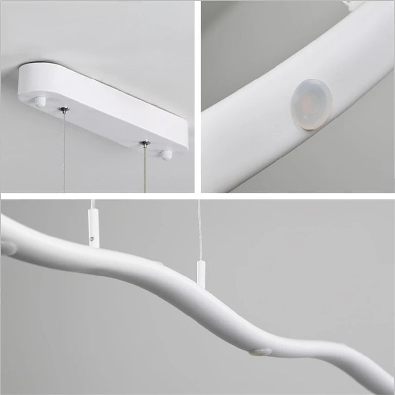 suspension led design post-moderne simple courbe