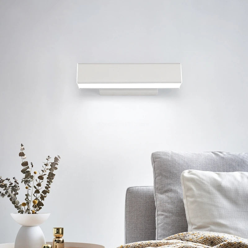 applique murale led moderne en bois décoration luminaires direction nordique